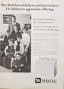 Maytag 1969 electrodomésticos de lavadora y secadora elección de color anuncio impreso