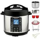 Kuvings Instant Pot 6 Liter Electric Pressure Cooker with Stainless Steel Inner Pot. Pressure Cook, Slow Cook, Saute & More (Kuvings Instant Pot 6L + Accessories)