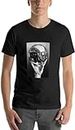 M.C. Escher - Hand with Reflecting Sphere T-Shirt Plain t-Shirt t-Shirts Man Sports Fan t-Shirts Blouse Mens Clothing Black S