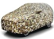 AEGIS A+ Total Protect Car Cover for Honda Civic 2006-2022 | Anti Dust, 100% Water Resistant, Custom Fit, Multi-Layered, Elastic Grip, Buckle Hook with Mirror Pocket | (Military Jungle)