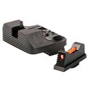Front & Rear Fiber Optic Sight Glow Scope Set for Glock Pistol Gun Hunting 17 19