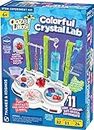 Thames & Kosmos Ooze Labs Colorful Crystal Lab STEM Experiment Kit & Lab Setup | Awesome Geometric Crystals, Dazzling Displays, with 11 Shiny, Sparkly, Safe Experiments | Stickers to Decorate Your Lab