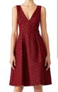 Anthropologie Hutch Cocktail Dress Size 4 Red Black 