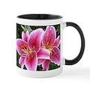 CafePress Star Gazer Lilies 11 oz (325 ml) Ceramic Coffee Mug
