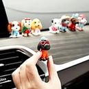 Gadget Ninja Delightful 8-Piece Dog Figurine Set | Cute Dogs Car Accessories