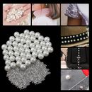 4 mm bis 12 mm Perlennieten Nieten Knopf Zum Selbermachen Verzierungen Leder Handwerk Kleidung