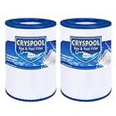 Cryspool® PDM28 Filter Compatible with Spa Filter Aqua Crest PDM28 461273, Dream Maker, 28 Sq. Ft Spa Filter Cartridge, 2 Pack