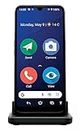 Doro 8200 4G Unlocked Smartphone for Seniors - Easy Mobile Phone - 16MP Camera - Water-resistant Android Phone - 6.1" Display - Assistance Button with GPS - Charging Cradle [UK & Irish Version] (Blue)