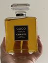 Botella de perfume Coco Chanel vintage ~ botella de gran tamaño hecha en Francia