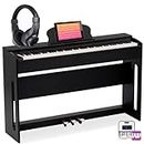 AODSK 88-Key Weighted Hammer Action Digital Piano with Speakers,Furniture Stand and Triple Pedals,Beginner's Course- Comes With Headphones,Piano Lessons