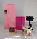 Lote de 5 accesorios y electrodomésticos Barbie House Mattel Meritus
