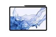 (Refurbished) Samsung Galaxy Tab S8 27.94 cm (11 inch) Display, RAM 8 GB, ROM 128 GB Expandable, S Pen in-Box, Wi-Fi Tablet, Silver