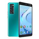 Smartphone Android, LANDVO Rino4 Pro Dual SIM Face Desbloqueo de Huellas Dactilares Teléfonos celulares Pequeño 1 + 8G 128GB Extensión 5.45in Teléfono Celular(Green)