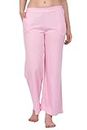 LUVFINS Women's Pyjamas, Soft Cotton Lower with Elastic Waistband for Regular & Dreamy Nights | Stylish Loungewear for Relaxing Days - Ideal for All-Day Wear (Pink) - 2XL