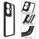For OPPO Reno11 F / F25 Pro 5G Frosted TPU + Transparent PC Phone Case cover