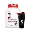 GNC Pro Performance Weight Gainer & Steel Shaker (Double Chocolate, 3 Kg with Shaker)