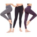 3PCS Women Fitness Gym Yoga Leggings High Waist Fragranced Pants Sports Trousers