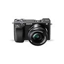 Sony Alpha Ilce-6400L 24.2Mp Mirrorless Camera (Black) with 16-50Mm Power Optical Zoom Lens | Aps-C Sensor | Real-Time Eye Auto Focus | 4K Vlogging Camera | Tiltable LCD - Black