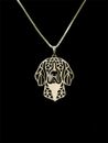 Beagle Gold & Silver Plated Pendant & chain Necklace