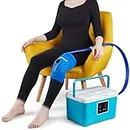 Cold Therapy Machine — Cryotherapy Freeze Kit System — for Post-Surgery Care, ACL, MCL, Swelling, Sprains, and Other Injuries - Wearable, Adjustable Knee Pad — Cooler Pump with Digital Timer