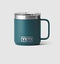 YETI Rambler 10 oz Stackable Mug, Vacuum Insulated, Stainless Steel with MagSlider Lid, Agave Teal