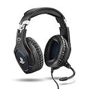 Trust Gaming GXT 488 Forze [Officially Licensed for PlayStation] Gaming Headset for PS4 with Flexible Microphone and Inline Remote Control, Over Ear Gaming Headphones - Black