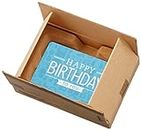 Amazon.com Gift Card in a Mini Amazon Shipping Box (Birthday Icons Card Design)