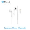 Écouteurs iPhone 7 8 Plus X XR 12 Casque Micro Contrôle volume Bluetooth - Vrac