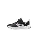 Nike Downshifter 12 NN (PSV)-DM4193-003-2Y-BLACK/WHITE-DK Smoke Grey