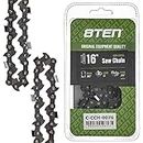 8TEN Semi Chisel Chainsaw Chain 16 Inch .063 .325 67DL for Stihl 024 028 MS 261 290 361 390 3639 005 0067