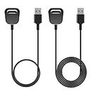 AWINNER Charger Cable Compatible with Fitbit Charge 3 - Replacement USB Charger Adapter Charge Cord Charging Cable Replacement for Fitbit Charge3 (3.3 feet +1.6 feet) (2-Pack)