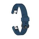 CellFAther® Replacement Silicone Band Sport Bands Compatible with Fitbit Alta Bands/Alta HR/Ace (Large-Midnight Blue)
