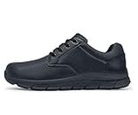 Shoes for Crews Saloon II, Men's Slip Resistant Work Shoes, Water Resistant, Black, Black, 11