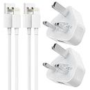 USB Plug [MFi Certified] 2Pack USB Power Adapter with 3FT/3FT Lightning Cable, USB Wall Charger and Charging Cord for iPhone 14 13 12 11 8 7 6 Plus/mini/Pro/Pro Max