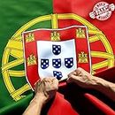 Anley Rip-Proof Double Sided 3-Ply Portugal Flag 3x5 Foot - Canvas Header and Wrinkle Resistant - The Longest Lasting Portuguese National Flags 3X5 Ft