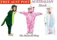 ~❤️~Kids Dress-Up Dinosaur Unicorn Pegasus Play suit Costume Pyjamas PJs T Rex❤️