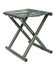 MSA Folding Camp Stool - Height Comfortable Foldable, Heavy Duty Camping Chair, Outdoor Big Tall Portable Adults for Fishing, Hunting, Sitting, Large Seat for Heavy Weight People (Multi Color)