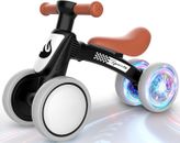 Colorful Lighting Baby Balance Bike Toys for 1 Year Old Boy Gifts, 10-36 Month