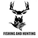 GADGETS WRAP Wall Decal Vinyl Sticker Wall Decoration - Fishing and Hunting