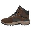 HI-TEC Altitude VI I WP Leather Waterproof Men's Hiking Boots, Work Boots for Men, Outdoor Trekking Trail and Backpacking Shoes with Michelin Rubber Outsoles - Black or Brown, Medium or Extra Wide,
