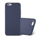 cadorabo Case works with Apple iPhone 6 / iPhone 6S in FROST DARK BLUE - Shockproof and Scratch Resistant TPU Silicone Cover - Ultra Slim Protective Gel Shell Bumper Back Skin