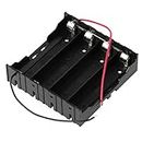 3.7V Parallel 3x 4x 18650 Batteries Holder Box Storage For Case Container With W Case Holder Box Bracket Stand Shelf Storage Container Pack Cover Organizer Bag Pouch Pack Charger Clip Slot Box