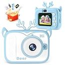 Bistfy Camara Fotos Infantil 40MP y 1080P HD Digital Selfie Video Cámara para 3-12 Años Niños y Niñas, 2.1" Pantalla IPS con 32GB SD Card Cámara Digital para Niños Cumpleaños Navidad Regalos
