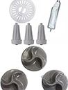 LG Washing Machine Accessorises/ 3 pcs Roller/Spin lid oe net/Diale/Free Filter