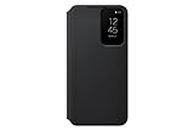 Samsung Galaxy S22 S-View Flip Cover, Protective Phone Case, Tap Control, Cutting Edge Design, US Version, Black