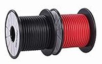 TUOFENG 14 AWG Wire,Soft and Flexible Silicone Insulated Wire 20 m [10 m Black and 10 m Red ] Stranded Wire High Temperature Resistance for RC Applications,Test Lead,Drones Battery