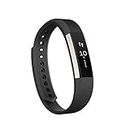 CALANDIS Silicone Soft Adjustable Replacement Wrist Watch Band For Fitbit Alta Black