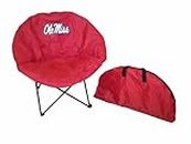 Rivalry NCAA Ole Miss Rebels Round Folding Chair
