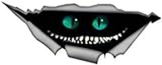 Car Sticker Funny Dog 13 Cm X 5 Cm Car Sticker Personalised Cheshire Cat Sticker Waterproof Car Modelling Motorcycle Car Accessories Decoration PVC (2 Pieces)