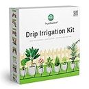 TrustBasket Drip Irrigation kit for 50 Plants | Manual DIY Drip Irrigation System for Home Gardening and Lawn| Water flow controlling drippers | Conserves water